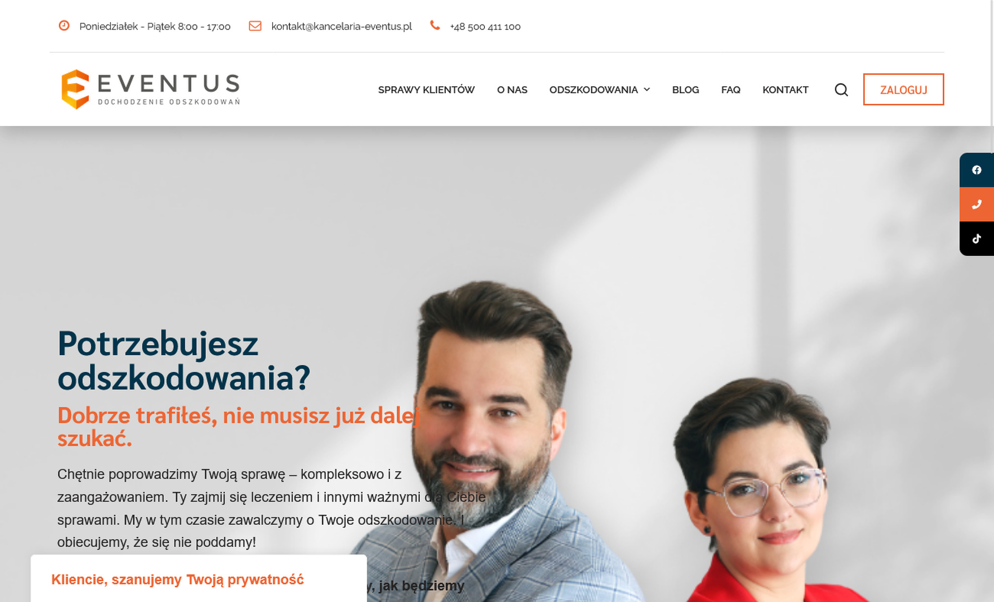 EVENTUS Dochodzenie Odszkodowań